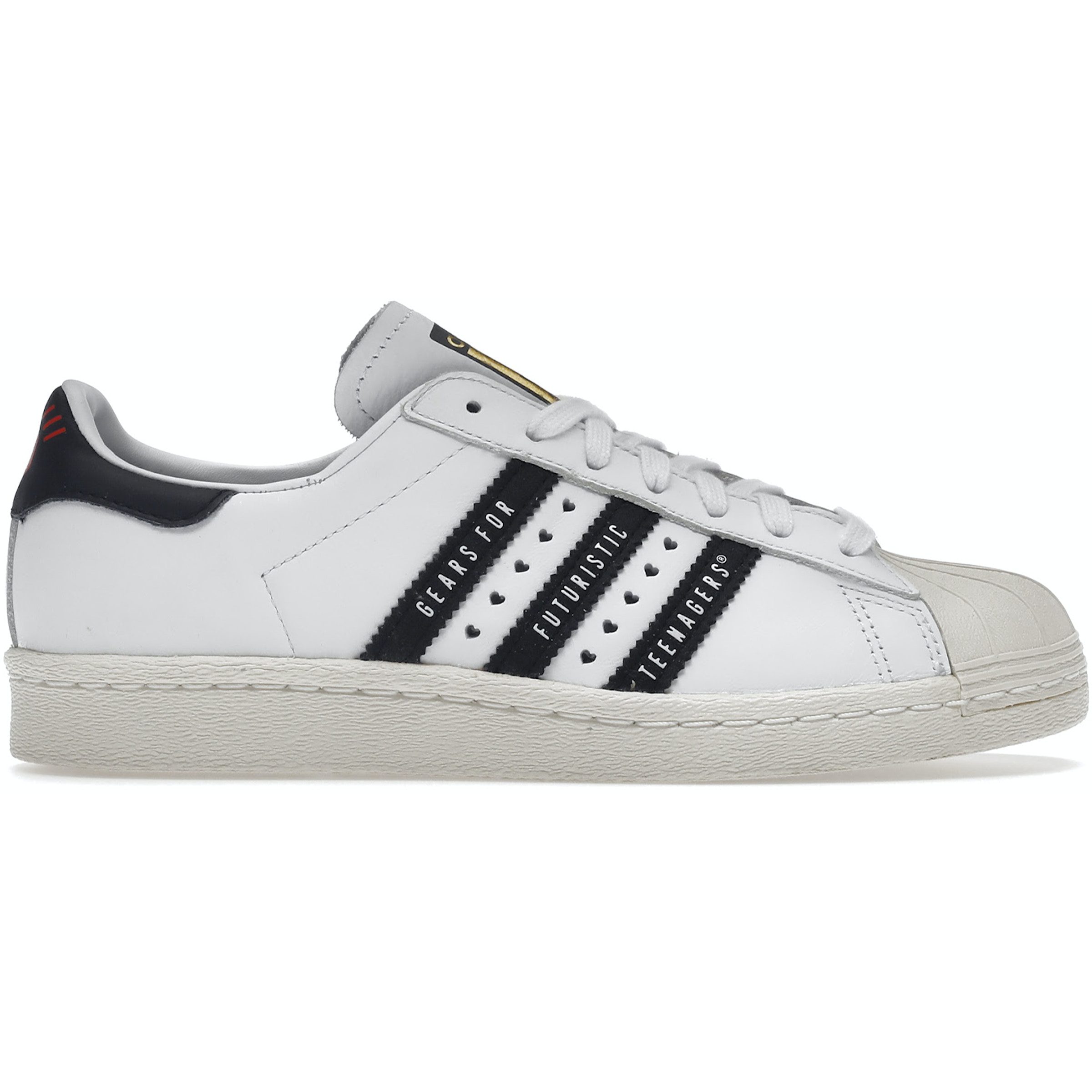 adidas superstar white and black size 2
