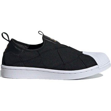adidas Superstar Slip-On Core Black Cloud White Pink (W) (FV3187)