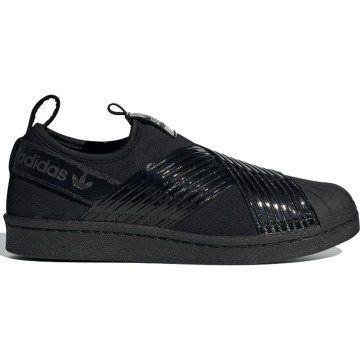 adidas Superstar Slip-On Triple Black (W) (BD8055)