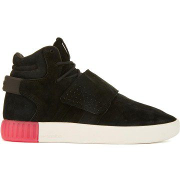 adidas Tubular Invader Strap Core Black Shock Pink (W) (B39365)