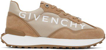 Givenchy Beige GIV Runner Low-Top Sneakers (BH006ZH1AM280)
