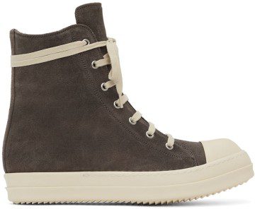 Rick Owens Gray Faun Sneakers (RU02B2890 LCC)