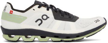 On White & Green Cloudflash Sneakers (36.99642)