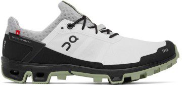 On White & Green Cloudventure Peak Sneakers (34.99002)