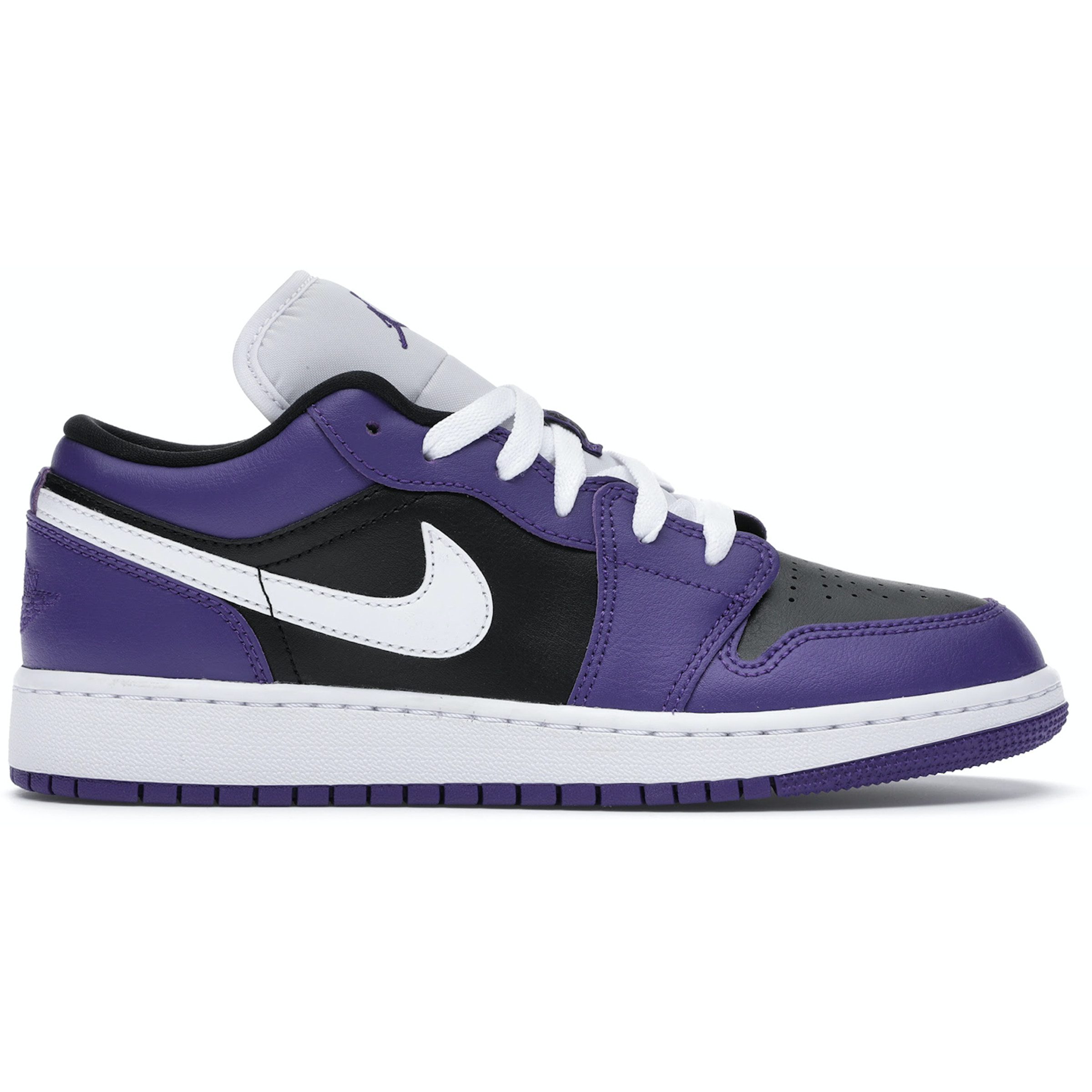 Jordan 1 Low Court Purple Black (GS) (553560-501)