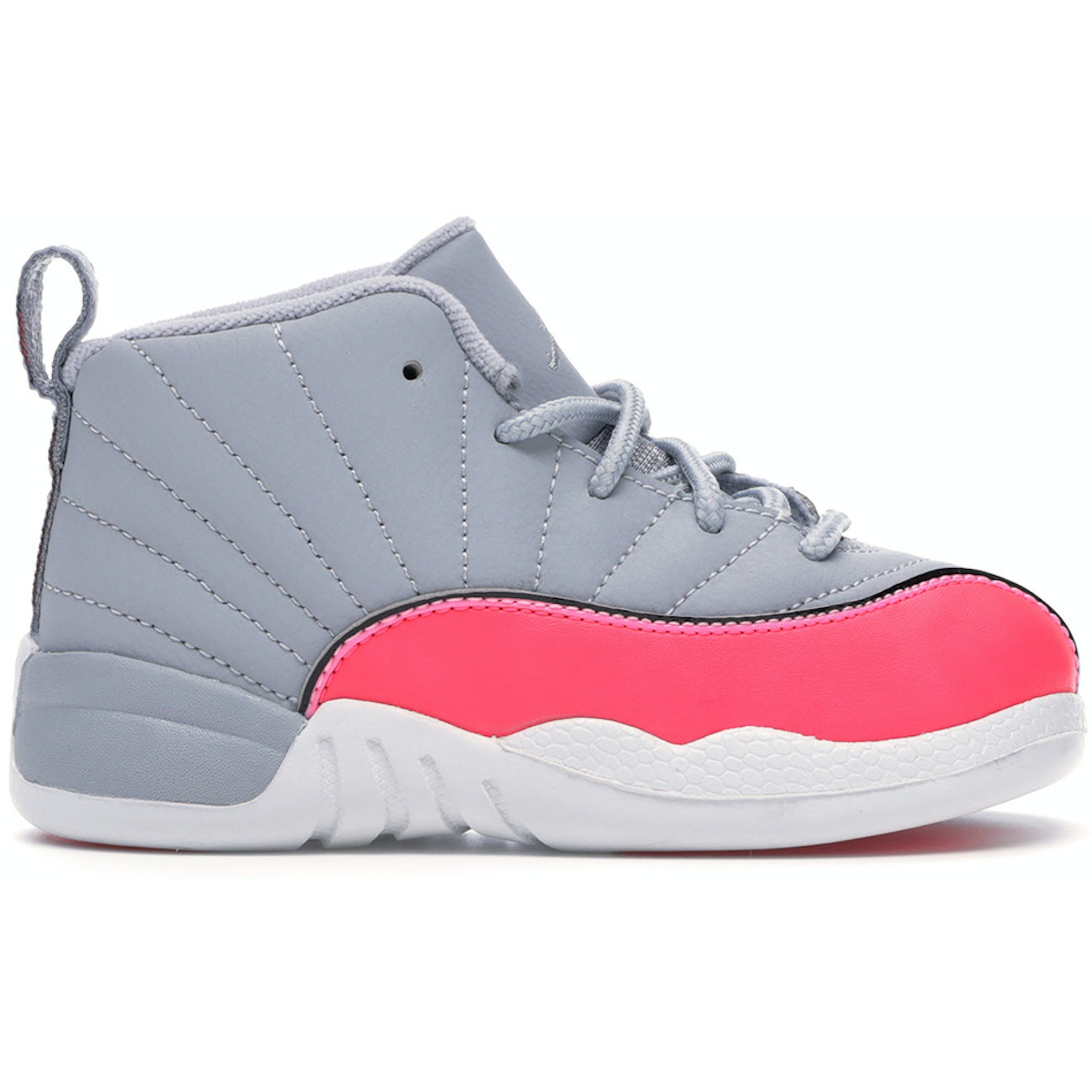 Jordan 12 Retro Wolf Grey Racer Pink (TD) (819666-060)