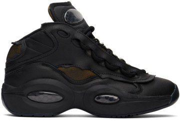 Reebok Maison Margiela Question Mid Memory Of Basketball Schoenen Black / Cloud White / Black