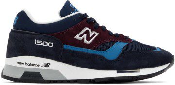 New Balance Navy Made in UK 1500 Low-Top Sneakers (M1500SCN)