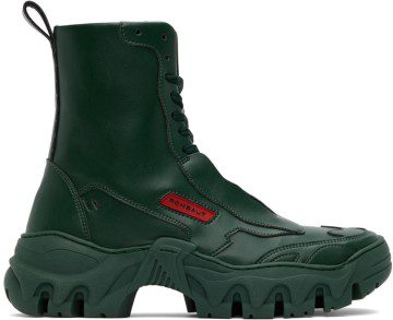 Rombaut SSENSE Exclusive Green Boccaccio II High-Top Sneakers (S22-B-047)
