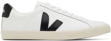 VEJA White & Black Esplar Sneakers (EO0200005)
