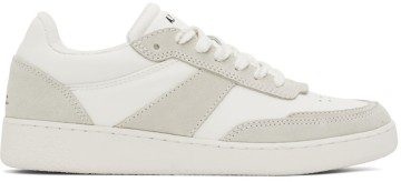 A.P.C. White & Gray Plain Sneakers (PUAAW-M56112)