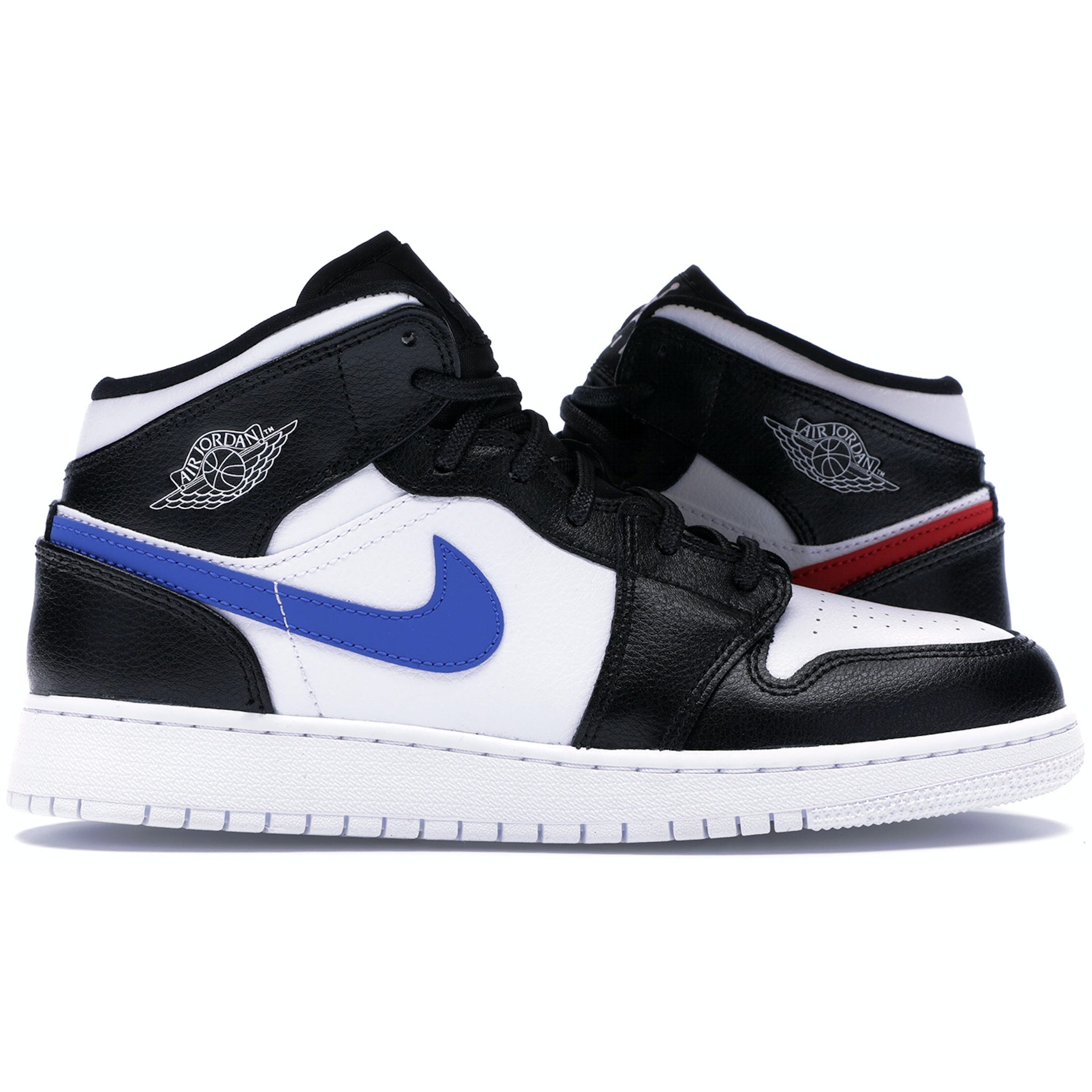 multi color swoosh jordan 1