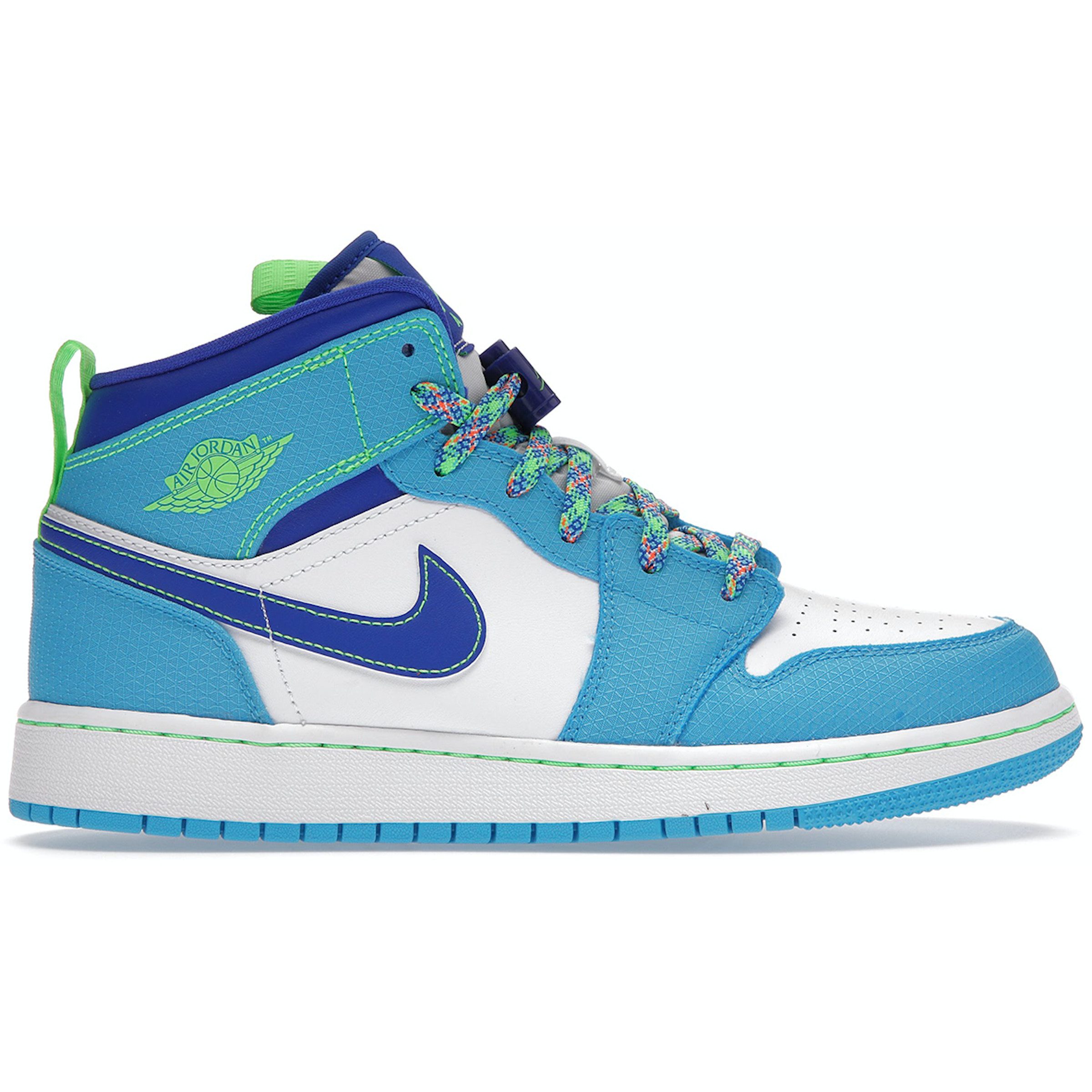 Jordan 1 Mid SE Sprite Blue (GS) (DA8010-400)