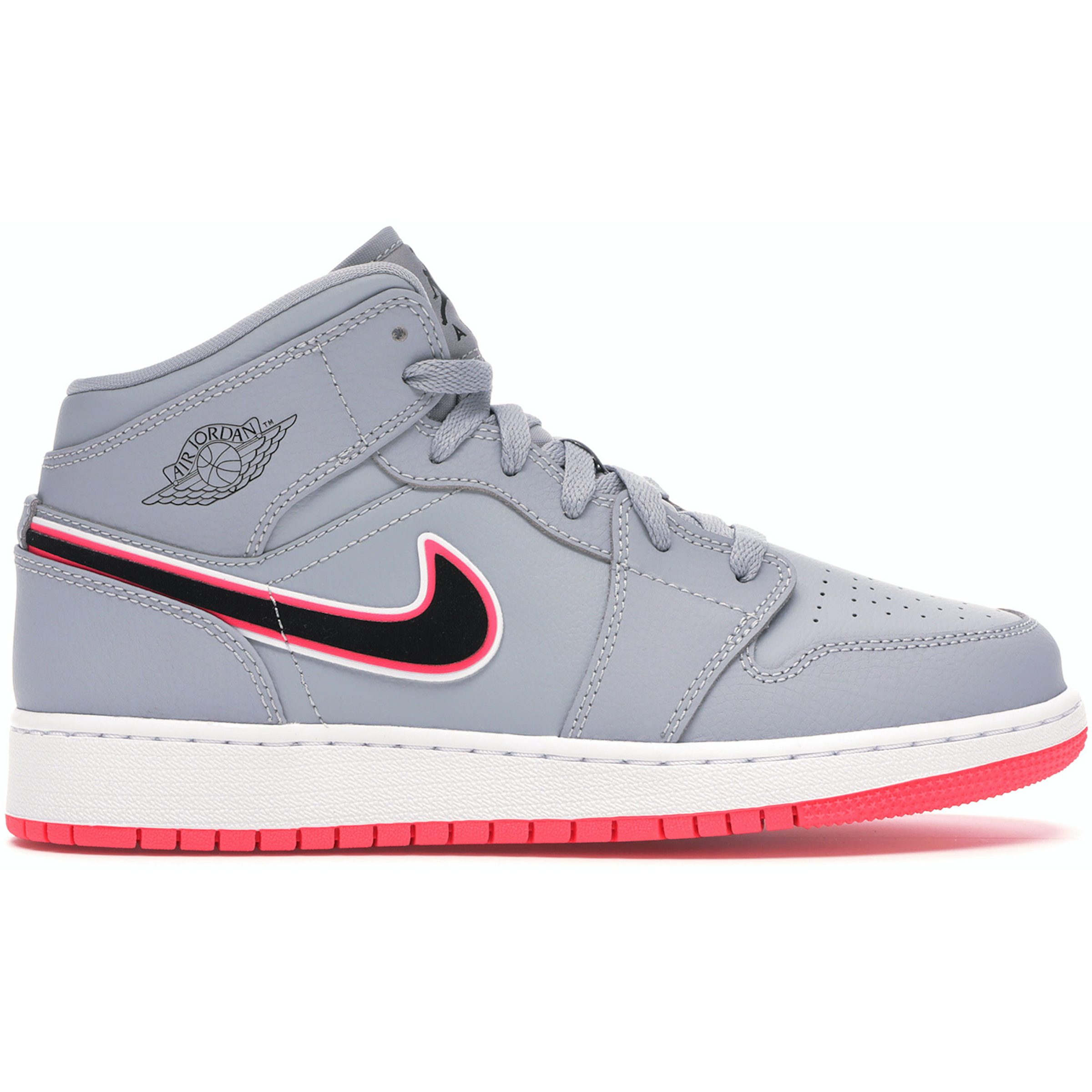 pink and grey jordan 1