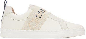 Chloé Kids Off-White Lauren Sneakers (C19153)