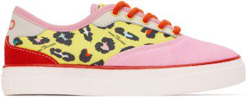Marc Jacobs Kids Pink & Yellow Hawaii Sneakers (W19112)