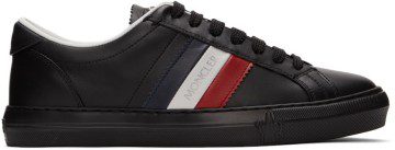 Moncler Black New Monaco Low Sneakers (H109A4M0030001A9A)