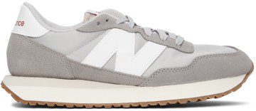 New Balance Grey 237 Sneakers (MS237GE)