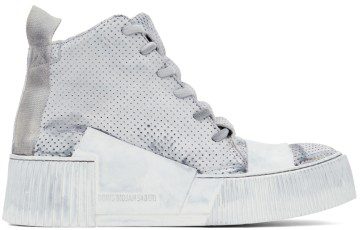 Boris Bidjan Saberi SSENSE Exclusive Grey Bamba 1.1 Sneakers (SSNSx14)