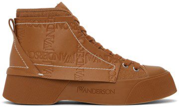 JW Anderson White Logo High Sneakers (ANM37500A)