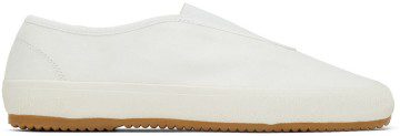 Lemaire White Canvas Sneakers (M 221 FO330 LF782)