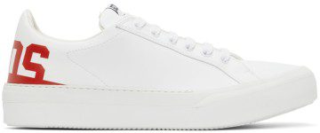GCDS White Eco Bucket Sneakers (SS22M460020)