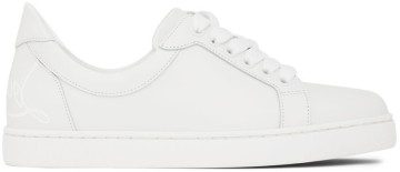 Christian Louboutin White Elo Loubi Flat Sneakers (1220734)