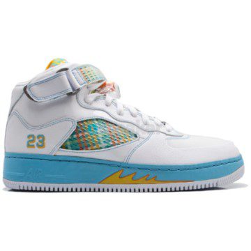 Jordan Force White Orange Peel 5 (322882-181)