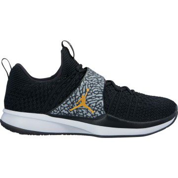 Jordan Trainer 2 Flyknit Black Metallic Gold (921210-021)