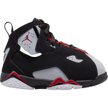 Jordan True Flight Black Varsity Red Wolf Grey (TD) (343797-060)