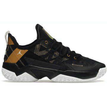 Jordan Westbrook One Take II Black Metallic Gold (GS) (CZ0840-007)