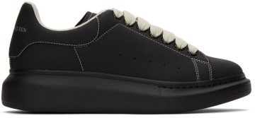 Alexander McQueen Black & Beige Oversized Sneakers (682425W4RJ1)