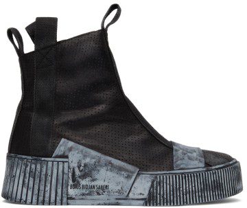 Boris Bidjan Saberi Black Bamba 3.1 High Top Sneakers (304-SS2200B3000000SM-0043)