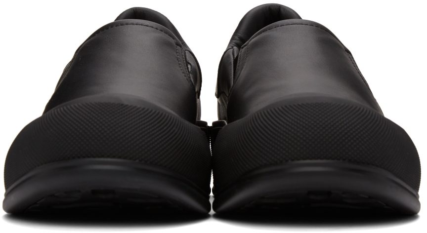 Alexander McQueen Black Deck Skate Plimsoll Sneakers (654595WHZT8)