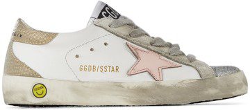 Golden Goose Kids White Super-Star Classic Spur Sneakers (GYF00102.F002020.81294)
