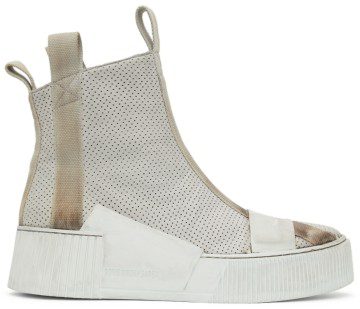 Boris Bidjan Saberi Off-White Bamba 3.1 High Top Sneakers (302-SS2200B3000000SM-0037)