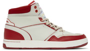 PS by Paul Smith Red & White Lopes Sneakers (M2S-LOP01-HLEA)
