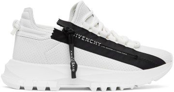 Givenchy White & Black Spectre Sneakers (BE0019E0SV)