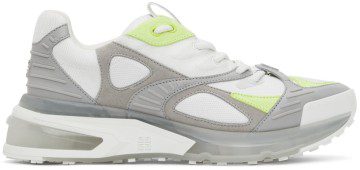 Givenchy White & Grey GIV 1 TR Sneakers (BH005TH147)