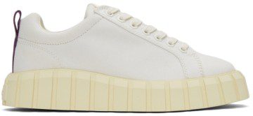 Eytys White Canvas Odessa Sneakers (OACW)