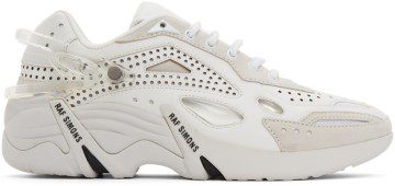 Raf Simons White Cylon-21 Sneakers (HR740003S)