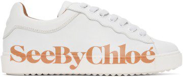 See by Chloé White Essie Sneakers (SB33125A 10101)