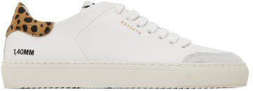 Axel Arigato White Leopard Clean 90 Triple Sneakers (98631)