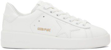 Golden Goose White Purestar Sneakers (F00197.F000541.10100)