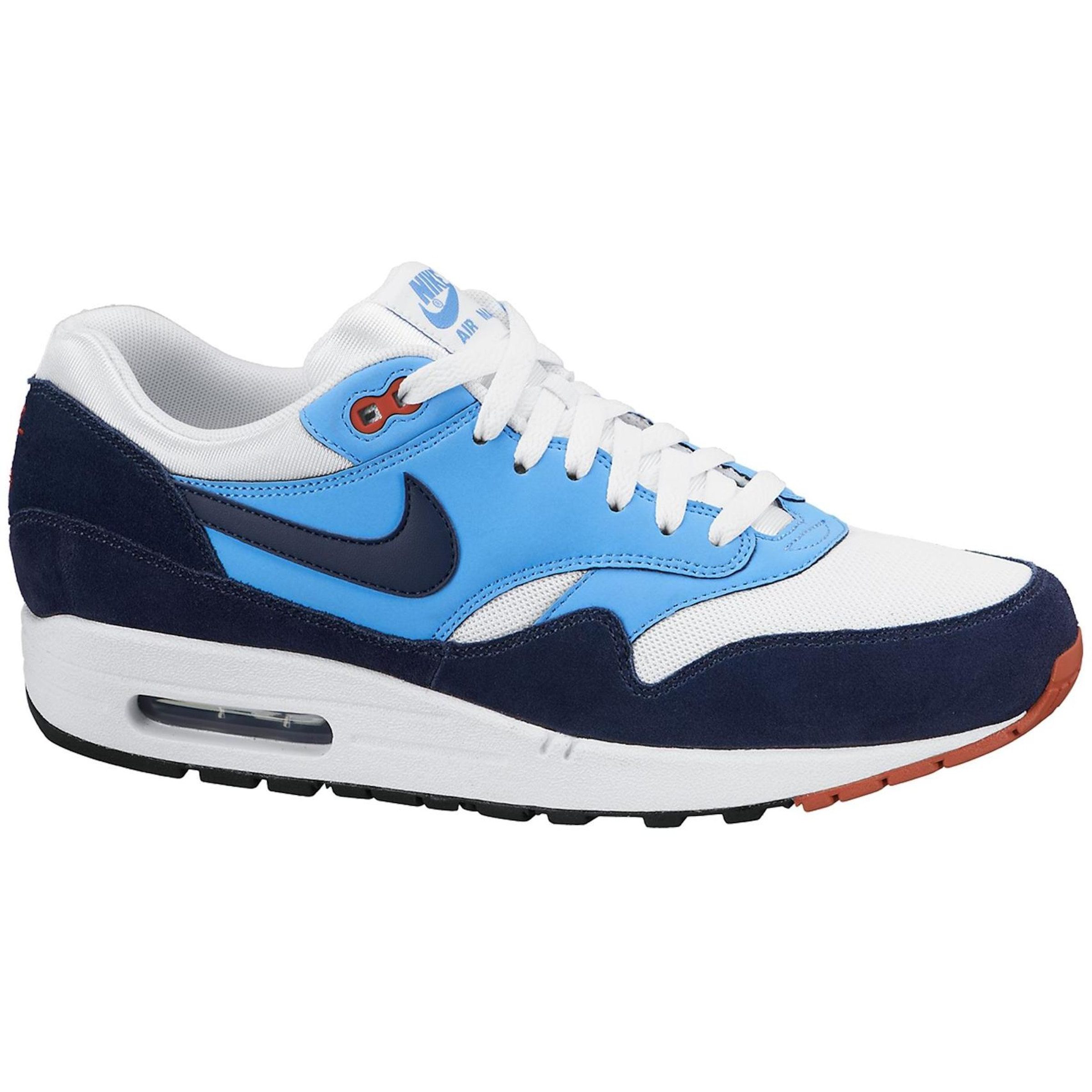 nike air max 1 white navy