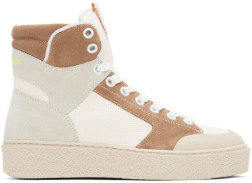 See by Chloé Beige & Tan Hella Sneakers (SB39121A 16172)