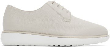 Giorgio Armani Beige Deerskin Sneakers (X2C664 XF224)