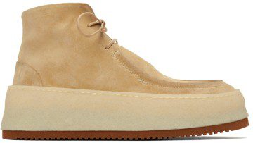 Marsèll Beige Parapana High-Top Sneakers (MM4328 141337H330)
