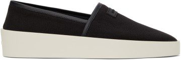 Fear of God Black Canvas Espadrille Sneakers (FG80-013CNV)