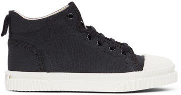 Loewe Black Canvas High-Top Sneakers (L815282X21)